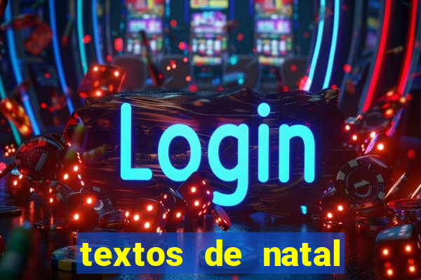 textos de natal para leitura